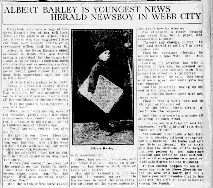 Bill Caldwell: Newsboys were spunky salesmen